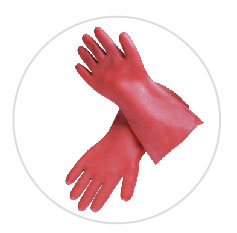 Electrically insulated gloves